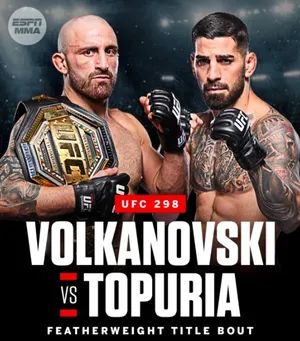 UFC 298: Volkanovski vs Topuria
